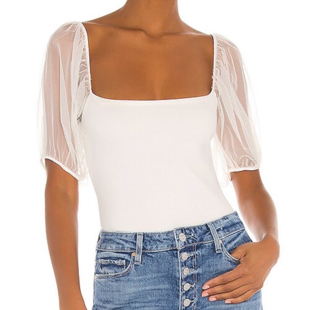 NWT! Free People Intimates Puff Sleeve Cami Top